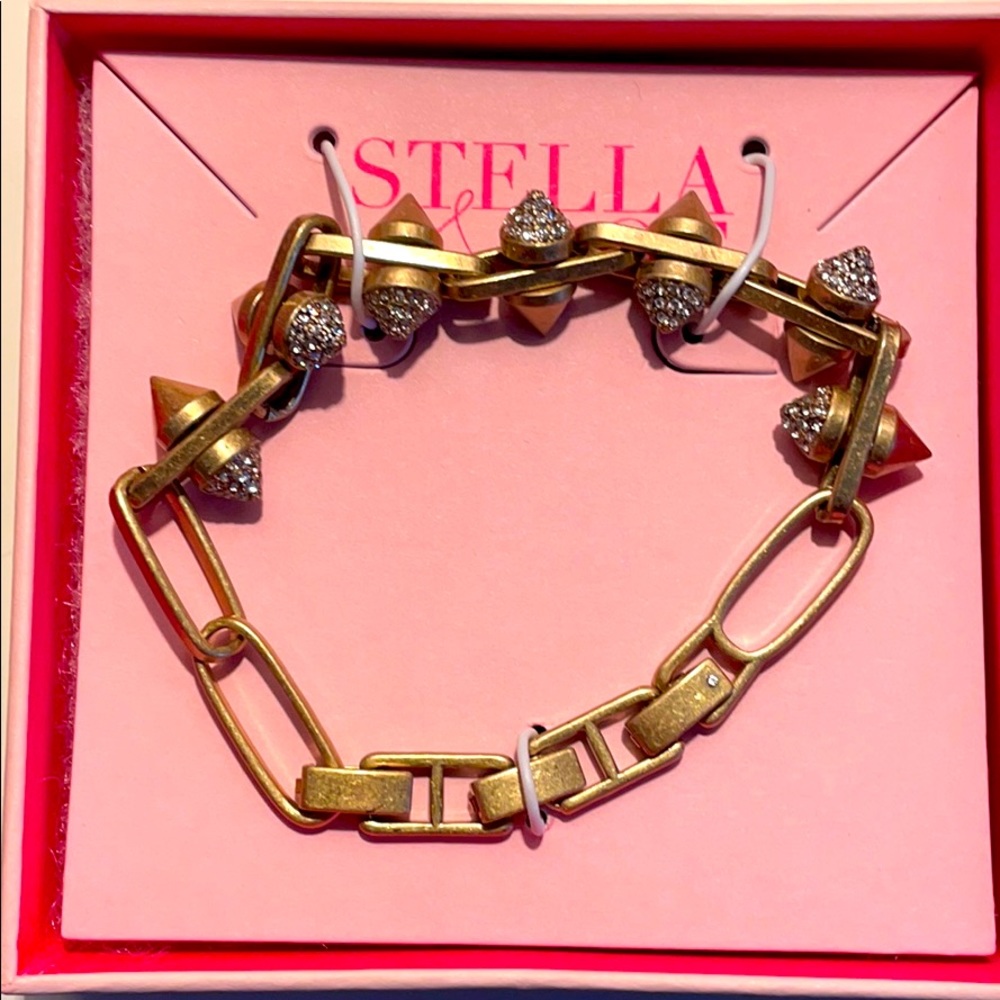 Gold colored bracelet